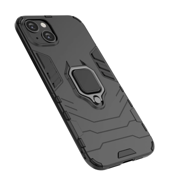 Ring Armor etui do iPhone 14 pancerny pokrowiec uchwyt magnetyczny ring czarne