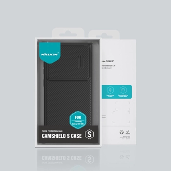 Nillkin CamShield S Case etui Samsung Galaxy S23 Ultra pancerny pokrowiec osłona na aparat zielone