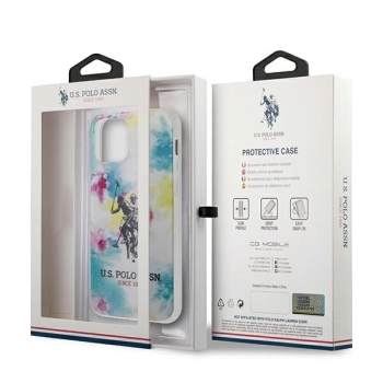 Etui U.S. Polo Assn. Tie & Dye Collection na iPhone 12 Pro Max - wielokolorowe