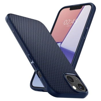 Etui Spigen Liquid Air na iPhone 13 - niebieskie