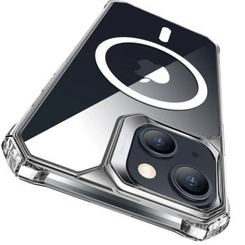 Etui ESR Air Armor Halolock MagSafe na iPhone 15 - przezroczyste