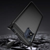 Carbon Case etui Motorola Moto E13 elastyczny silikonowy karbonowy pokrowiec czarne