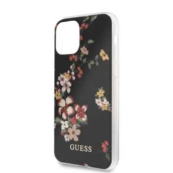 Etui Guess N.4 Flower Collection na iPhone 11 Pro Max - czarne