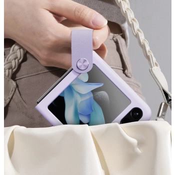 Etui z zawieszką i podstawką Nillkin Flex Flip do Samsung Galaxy Z Flip 5 - czarne