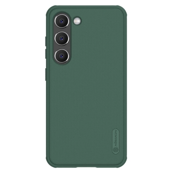 Nillkin Super Frosted Shield Pro etui Samsung Galaxy S23+ pancerny pokrowiec + podstawka na telefon zielone