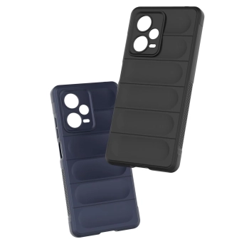 Magic Shield Case etui do Xiaomi Redmi Note 12 Pro+ elastyczny pancerny pokrowiec niebieskie