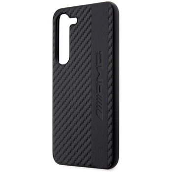 Etui AMG Carbon Stripe&Embossed na Samsung Galaxy S23+ - czarne