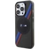Etui BMW Tricolor Stripes MagSafe na iPhone 14 Pro - szare