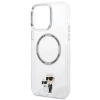 Etui Karl Lagerfeld Iconic Karl&Choupette Magsafe na iPhone 13 Pro Max - przezroczyste