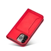 Magnet Card Case etui do iPhone 13 mini pokrowiec portfel na karty kartę podstawka czerwony