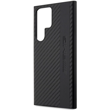 Etui AMG Carbon Stripe&Embossed na Samsung Galaxy S23 Ultra - czarne