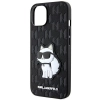 Etui Karl Lagerfeld Saffiano Monogram Choupette na iPhone 14 - czarne
