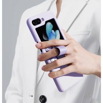 Etui z zawieszką i podstawką Nillkin Flex Flip do Samsung Galaxy Z Flip 5 - czarne