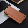 Skórzane etui z klapką i osłoną aparatu do Samsung Galaxy Z Fold 5 Nillkin Qin Leather Pro - zielone