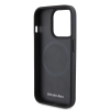 Etui Mercedes Leather&Alu MagSafe na iPhone 15 Pro Max - srebrne