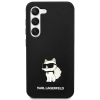 Etui Karl Lagerfeld Silicone Choupette na Samsung Galaxy S24+ - czarne