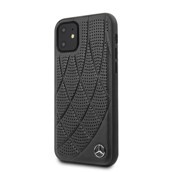 Etui Mercedes Bow Line na iPhone 12 mini - czarne