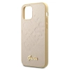 Etui Guess Iridescent Love Script Gold Logo na iPhone 12 Pro Max - złote