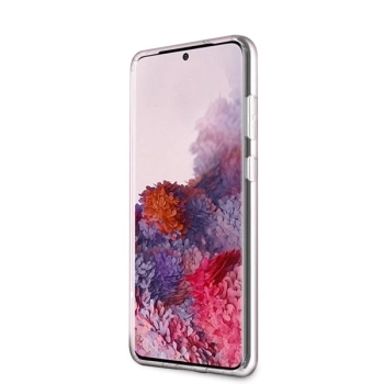 Etui U.S. Polo Assn. Shiny na Samsung Galaxy S20 - białe