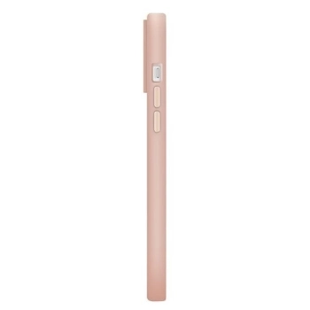 Etui UNIQ Lino Hue MagSafe na iPhone 13 - różowe