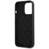 Etui Guess Silicone Script Gold Logo na iPhone 13 Pro Max - czarne