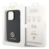 Etui Guess Strass Metal Logo do iPhone 15 Pro Max - czarne
