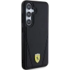 Etui Ferrari Hot Stamp V Lines MagSafe na Samsung Galaxy S24+ - czarne
