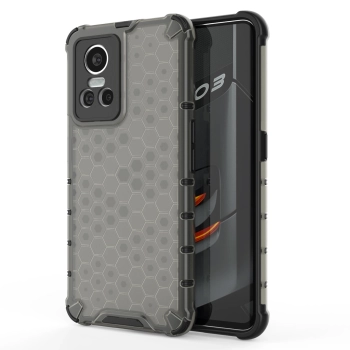 Honeycomb etui pancerny pokrowiec z żelową ramką Realme GT Neo 3 czarny