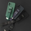 Rope case żelowe etui ze smyczą łańcuszkiem torebka smycz iPhone 13 żółty