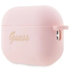 Etui Guess Silicone Charm Heart Collection na AirPods Pro 2 - różowe