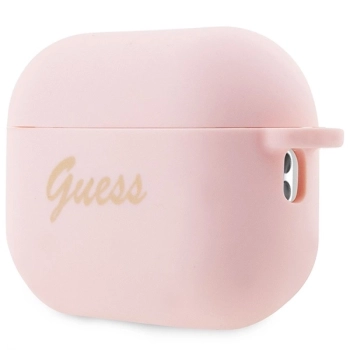 Etui Guess Silicone Charm Heart Collection na AirPods Pro 2 - różowe