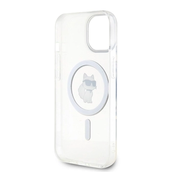 Etui Karl Lagerfeld IML Choupette MagSafe na iPhone 15 - przezroczyste