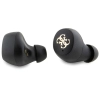 Słuchawki Bluetooth TWS Guess 4G Metal ze stacją dokującą ENC - czarne
