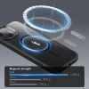 Etui ESR Classic Hybrid Halolock z MagSafe na iPhone 15 - przezroczysto-czarne
