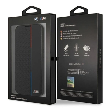 Etui BMW M Collection Triangles na Samsung Galaxy S22 - czarne