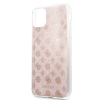 Guess GUHCN65TPERG iPhone 11 Pro Max różowy/pink hard case 4G Peony Glitter