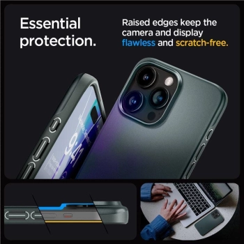 Etui Spigen Thin Fit do na iPhone 15 Pro Max - zielone