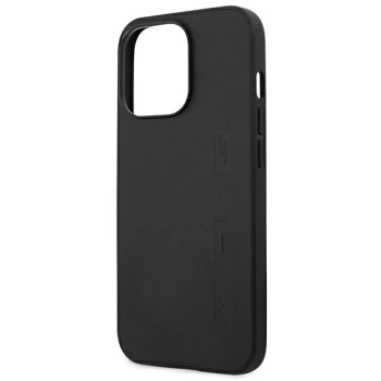Etui AMG Leather Hot Stamped na iPhone 14 Pro - czarne