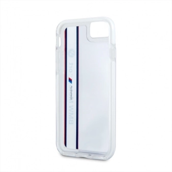 Etui BMW Motorcase na iPhone 7 - przezroczysto-białe