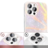 Kingxbar Shell Series luksusowe eleganckie etui na iPhone 13 Pro perłowy-różowy