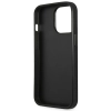 Etui Guess Saffiano Triangle Logo na iPhone 14 Pro Max - czarne