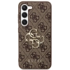Etui Guess 4G Big Metal Logo na Samsung Galaxy S24 - brązowe