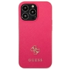 Etui Guess Saffiano 4G Small Metal Logo na iPhone 13 Pro Max - różowe