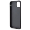 Etui Karl Lagerfeld Gripstand Saffiano Choupette Pins na iPhone 11 / Xr - czarne