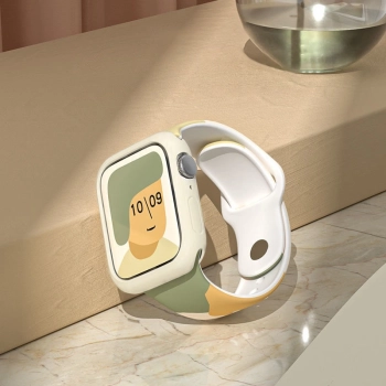 Strap Moro opaska do Apple Watch Ultra / 9 / 8 / 7 / 6 / SE / 5 / 4 / 3 / 2 (49mm / 45mm / 44mm / 42mm) silikonowy pasek bransoletka do zegarka wzór 5