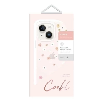 Etui Uniq Coehl Aster na iPhone 14 - różowe