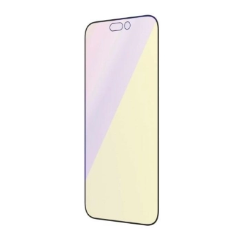 Szkło hartowane PanzerGlass Ultra-Wide Fit antybakteryjne z filtrem niebieskiego światła i pozycjonerem na iPhone 14 Pro