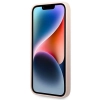 Etui Guess Silicone Triangle na iPhone 14 - różowe