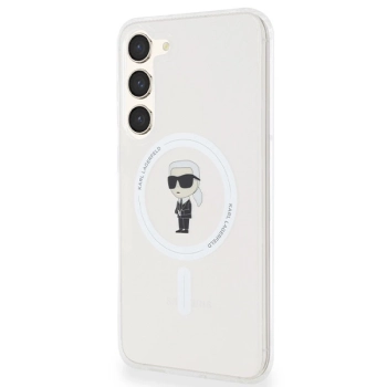Etui Karl Lagerfeld IML Ikonik MagSafe na Samsung Galaxy S24+ - przezroczyste