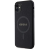 Etui Guess Saffiano MagSafe na iPhone 11 / Xr - czarne